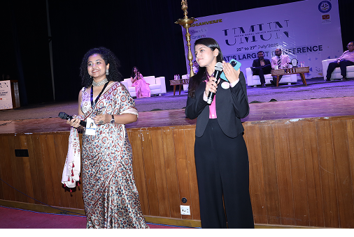 GroBro unveiling AI Debate initiative at UMUN Ahmedabad