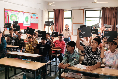 GroBro.ai celebrating 100000+ GroBox deliveries for children across India